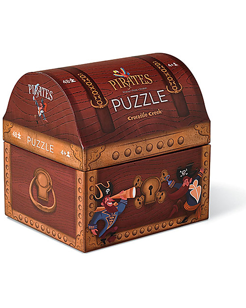 Crocodile Creek Puzzle Forziere dei Pirati, 48 pezzi! Puzzle