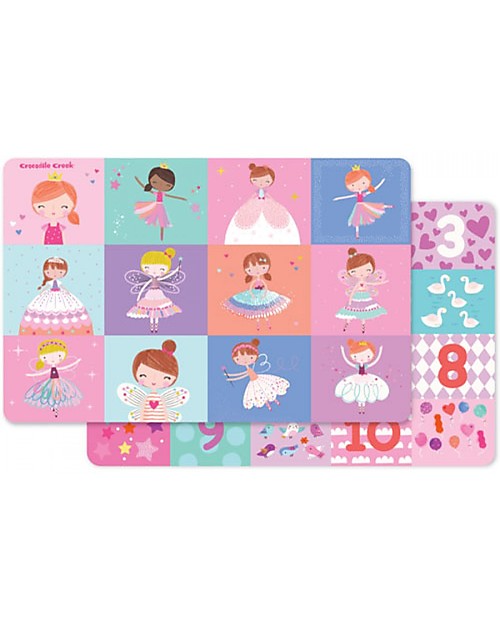 Crocodile Creek Tovaglietta Pappa 2-in-1, Sweet Dreams - 28 x 43,5 cm Tovagliette_