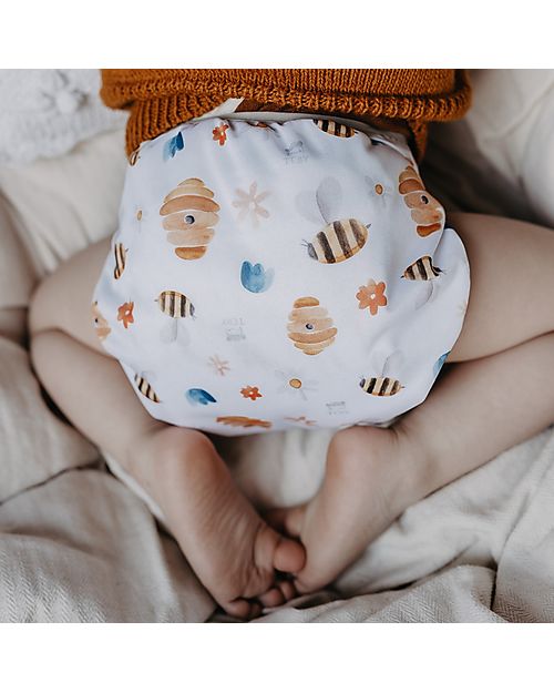 Culla di Teby Cover per pannolini lavabili Fitted Teby - Bee My World Pannolini Lavabili
