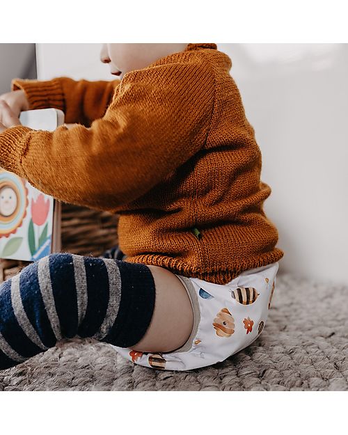 Culla di Teby Cover per pannolini lavabili Fitted Teby - Bee My World Pannolini Lavabili