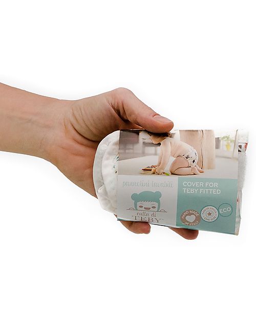 Culla di Teby Cover per Pannolini Lavabili Fitted Teby - Happy Rabbits Pannolini Lavabili