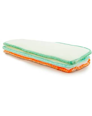 Culla di Teby Inserti Assorbenti Bambù Pile - Pacco da 3 Pezzi Pannolini Lavabili