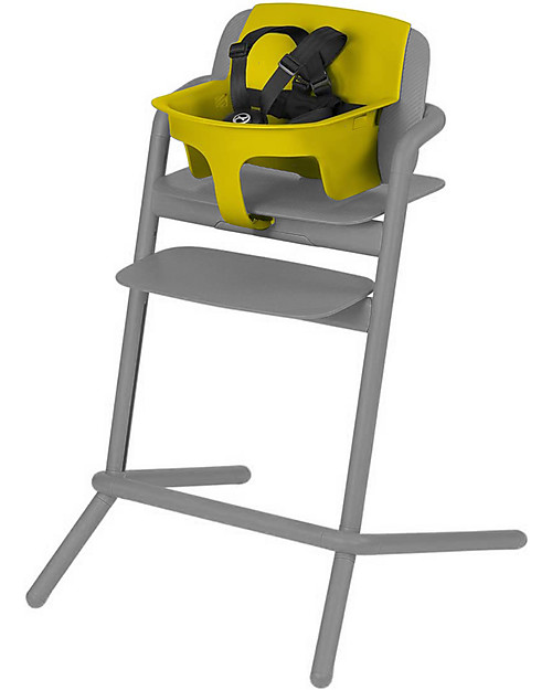 Cybex Baby Set 2 Seduta + Cinture - Canary Yellow - per Seggiolone Lemo Seggioloni Pappa