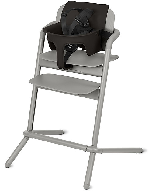 Cybex Baby Set 2 Seduta + Cinture - Infinity Black - per Seggiolone Lemo Seggioloni Pappa