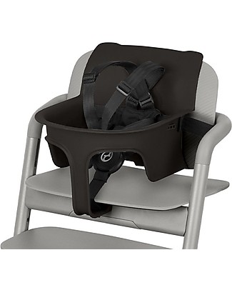 Cybex Baby Set 2 Seduta + Cinture - Infinity Black - per Seggiolone Lemo Seggioloni Pappa
