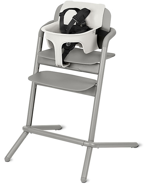 Cybex Baby Set 2 Seduta + Cinture - Porcelaine white - per Seggiolone Lemo Seggioloni Pappa