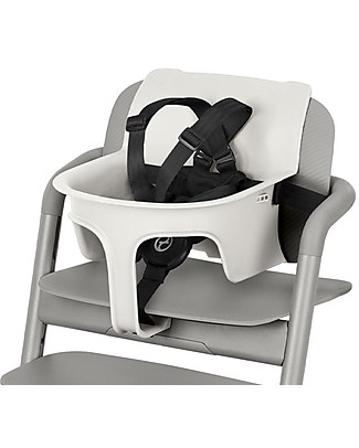 Cybex Baby Set 2 Seduta + Cinture - Porcelaine white - per Seggiolone Lemo Seggioloni Pappa