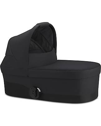 Cybex Bailos S Basic 3 in 1 - Deep Black - Passeggino Balios S Lux + Navicella S + Seggiolino Auto Aton B2 i-Size + CS Adattatore Passeggini Trio e Duo