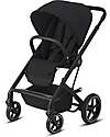 Cybex Bailos S Basic 3 in 1 - Deep Black - Passeggino Balios S Lux + Navicella S + Seggiolino Auto Aton B2 i-Size + CS Adattatore Passeggini Trio e Duo