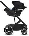 Cybex Bailos S Basic 3 in 1 - Deep Black - Passeggino Balios S Lux + Navicella S + Seggiolino Auto Aton B2 i-Size + CS Adattatore Passeggini Trio e Duo