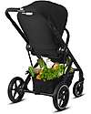 Cybex Bailos S Basic 3 in 1 - Deep Black - Passeggino Balios S Lux + Navicella S + Seggiolino Auto Aton B2 i-Size + CS Adattatore Passeggini Trio e Duo