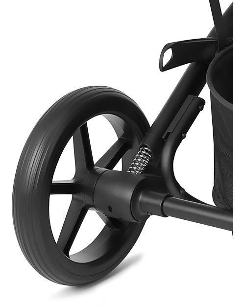 Cybex Bailos S Basic 3 in 1 - Deep Black - Passeggino Balios S Lux + Navicella S + Seggiolino Auto Aton B2 i-Size + CS Adattatore Passeggini Trio e Duo