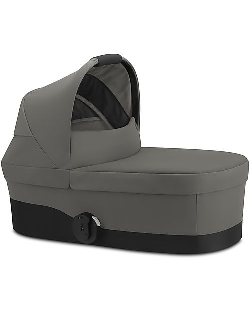 Cybex Bailos S Basic 3 in 1 - Soho Grey - Passeggino Balios S Lux +  Navicella S + Seggiolino Auto Aton B2 i-Size + CS Adattatore unisex  (bambini)