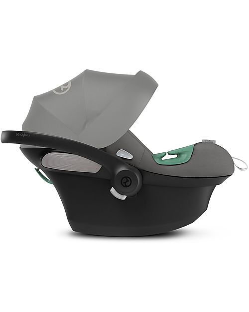 Cybex Bailos S Basic 3 in 1 - Soho Grey - Passeggino Balios S Lux + Navicella S + Seggiolino Auto Aton B2 i-Size + CS Adattatore Passeggini Trio e Duo