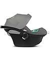 Cybex Bailos S Basic 3 in 1 - Soho Grey - Passeggino Balios S Lux + Navicella S + Seggiolino Auto Aton B2 i-Size + CS Adattatore Passeggini Trio e Duo