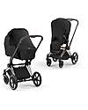 Cybex Cappottina Sun Sail - Black - Protezione dai raggi! Pedane