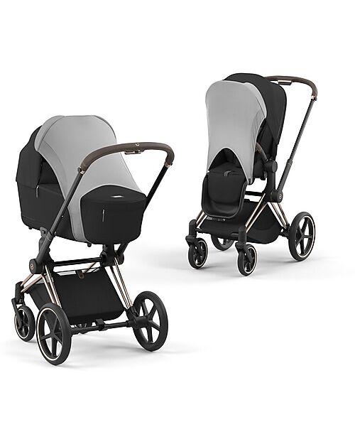 Cybex Cappottina Sun Sail - Light Grey - Protezione dai raggi! Pedane