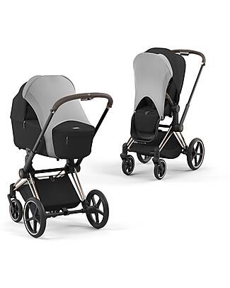 Cybex Cappottina Sun Sail - Light Grey - Protezione dai raggi! Pedane