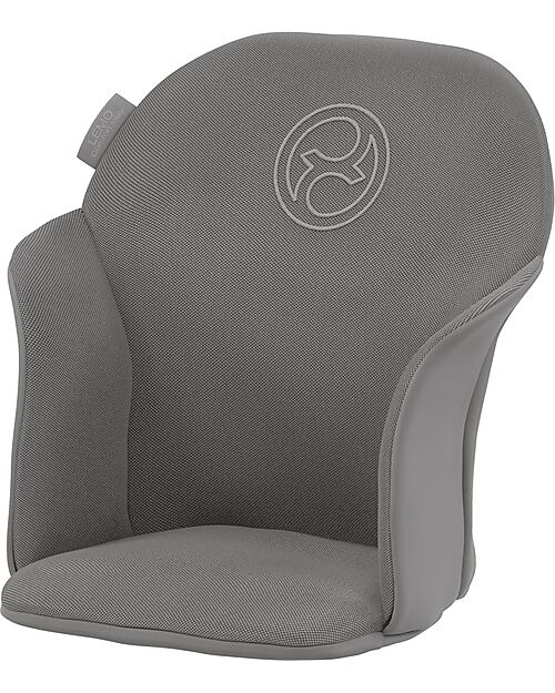 Cybex Cuscino per Seggiolone Lemo - Suede Grey/Mid Grey - Super Comfort Accessori per Seggioloni