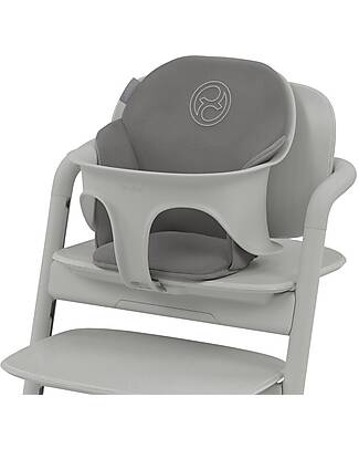 Cybex Cuscino per Seggiolone Lemo - Suede Grey/Mid Grey - Super Comfort Accessori per Seggioloni