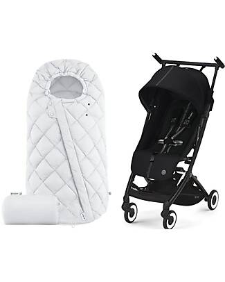 Cybex Duo Libelle - Passeggino Libelle + Sacco Coprigambe Snogga 2 Omaggio - Moon Black/Black + Lava Grey/Mid Grey Passeggini Trio e Duo