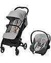Cybex Duo Passeggino Beezy + Seggiolino Aton S2 i-Size - Lava Grey/Mid Grey Passeggini Trio e Duo