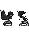 Cybex Duo Passeggino Beezy + Seggiolino Aton S2 i-Size - Moon Black/Black Passeggini Trio e Duo