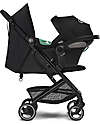 Cybex Duo Passeggino Beezy + Seggiolino Aton S2 i-Size - Moon Black/Black Passeggini Trio e Duo