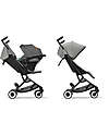 Cybex Duo Passeggino Libelle + Seggiolino Aton S2 i-Size - Lava Grey/Mid Grey Passeggini Trio e Duo