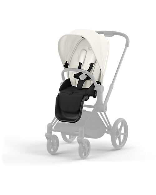 Cybex DUO Priam4 - Telaio Passeggino Rosegold con Seat Pack e Navicella Offwhite Passeggini Trio e Duo