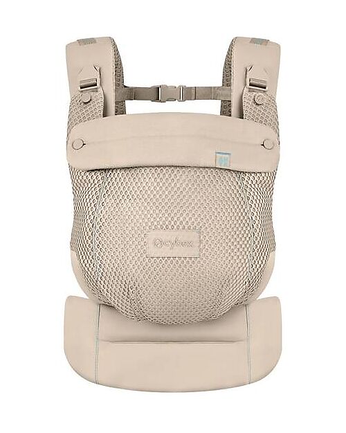 Cybex Marsupio Amya - Almond Beige - dalla Nascita ai 15 Kg - si Adatta al Corpo del tuo Bambino Marsupi