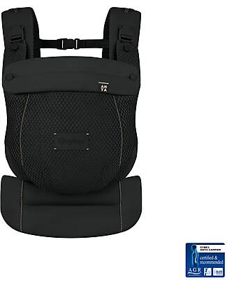 Cybex Marsupio Amya - Magic Black - dalla Nascita ai 15 Kg - si Adatta al Corpo del tuo Bambino Marsupi