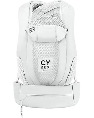 Cybex Marsupio Coya Urban Mobility - Bianco - dalla Nascita ai 15 Kg - Tessuto Mesh Comodo e Traspirabile Marsupi