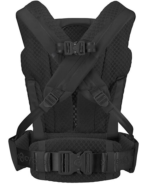 Cybex Marsupio Coya Urban Mobility - Nero - dalla Nascita ai 15 Kg - Tessuto Mesh Comodo e Traspirabile Marsupi