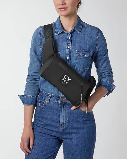 Cybex Marsupio Coya Urban Mobility - Nero - dalla Nascita ai 15 Kg - Tessuto Mesh Comodo e Traspirabile Marsupi