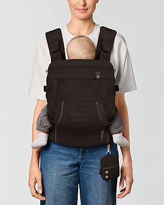 Cybex Marsupio Laya - Chocolate Brown - Ergonomico e Traspirante dalla Nascita fino a 3 anni Marsupi