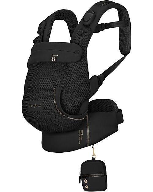 Cybex Marsupio Laya - Magic Black - Ergonomico e Traspirante dalla Nascita fino a 3 anni Marsupi