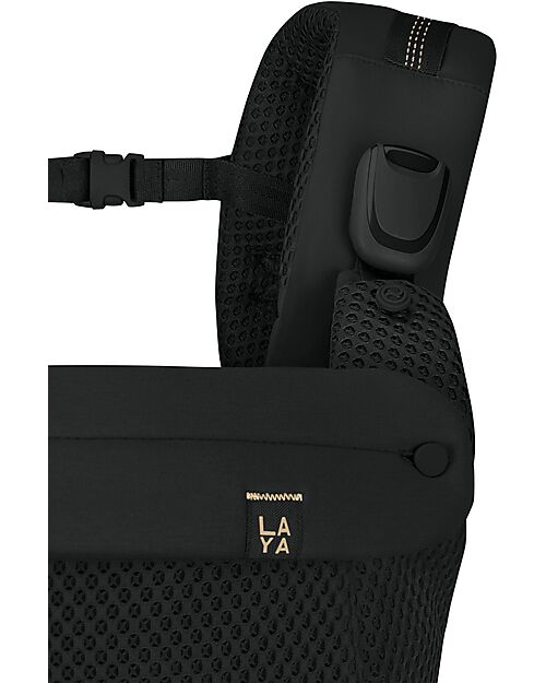 Cybex Marsupio Laya - Magic Black - Ergonomico e Traspirante dalla Nascita fino a 3 anni Marsupi