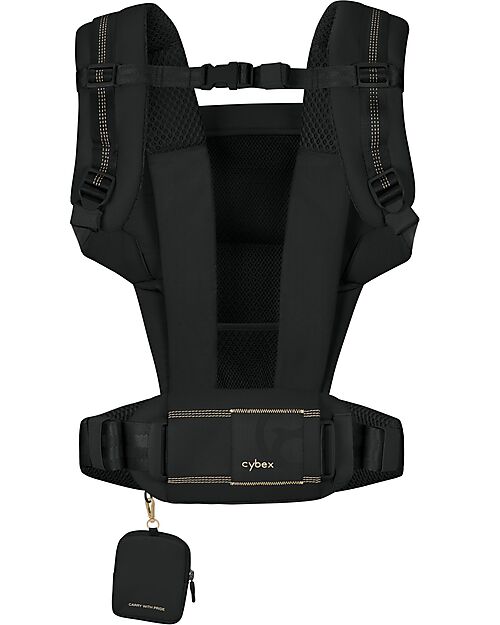 Cybex Marsupio Laya - Magic Black - Ergonomico e Traspirante dalla Nascita fino a 3 anni Marsupi