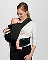 Cybex Marsupio Yema Click - Deep Black - dalla Nascita ai 15 Kg - Sistema Aggancio e Sgancio Rapido - Ergonomia e Comfort ai Massimi Livelli! Marsupi
