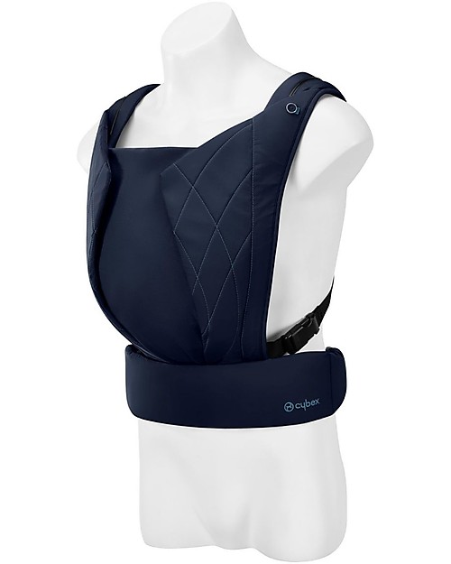 Cybex Marsupio Yema Click - Nautical Blue - dalla Nascita ai 15 Kg - Sistema Aggancio e Sgancio Rapido - Ergonomia e Comfort ai Massimi Livelli! Marsupi