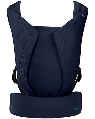 Cybex Marsupio Yema Click - Nautical Blue - dalla Nascita ai 15 Kg - Sistema Aggancio e Sgancio Rapido - Ergonomia e Comfort ai Massimi Livelli! Marsupi