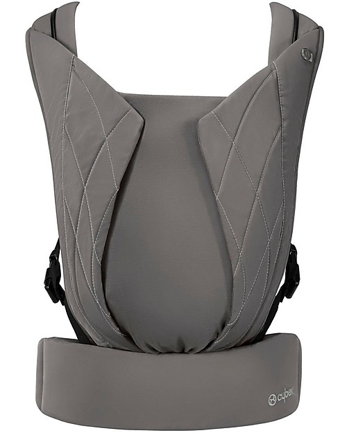 Cybex Marsupio Yema Click - Soho Grey - dalla Nascita ai 15 Kg - Sistema Aggancio e Sgancio Rapido - Ergonomia e Comfort ai Massimi Livelli! Marsupi