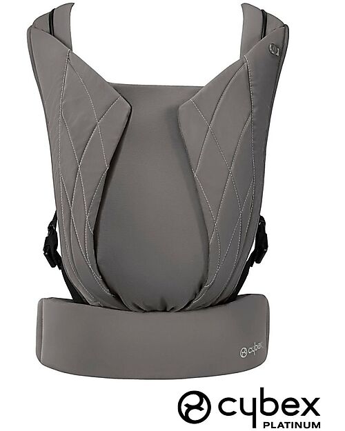 Cybex Marsupio Yema Click - Soho Grey - dalla Nascita ai 15 Kg - Sistema Aggancio e Sgancio Rapido - Ergonomia e Comfort ai Massimi Livelli! Marsupi