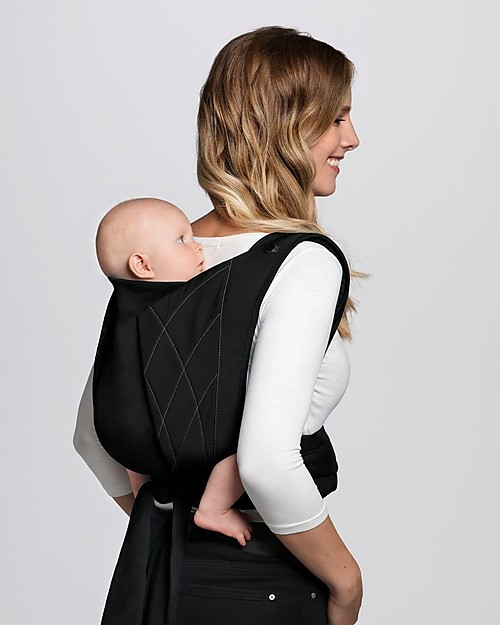 Cybex Marsupio Yema Tie - Deep Black - dalla Nascita ai 15 Kg - Ergonomia e Comfort ai Massimi Livelli! Marsupi