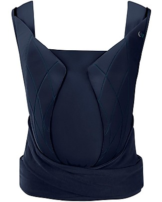 Cybex Marsupio Yema Tie - Nautical Blue - dalla Nascita ai 15 Kg - Ergonomia e Comfort ai Massimi Livelli! Marsupi