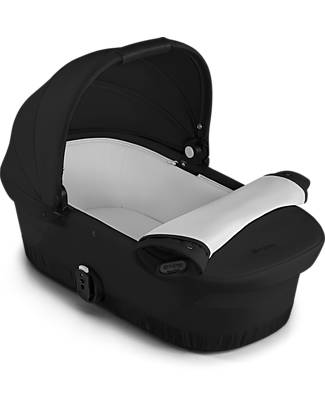 Cybex Navicella Gazelle S - Moon Black - Comoda e Facile da Trasportare Carrozzine e Navicelle