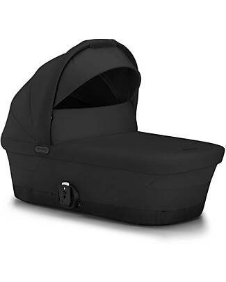 Cybex Navicella Gazelle S - Moon Black - Comoda e Facile da Trasportare Carrozzine e Navicelle