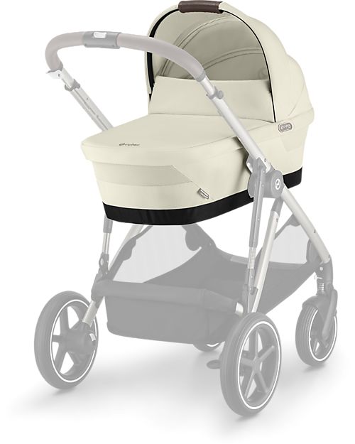 Cybex Navicella Gazelle S - Seashell Beige - Comoda e Facile da Trasportare Passeggini Gemellari