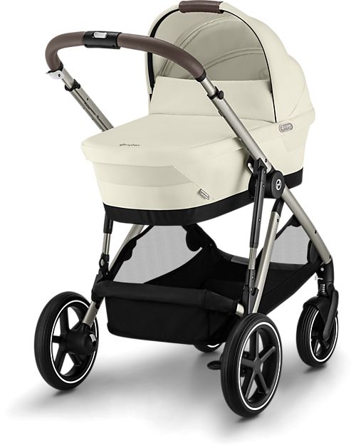 Cybex Navicella Gazelle S - Seashell Beige - Comoda e Facile da Trasportare Passeggini Gemellari